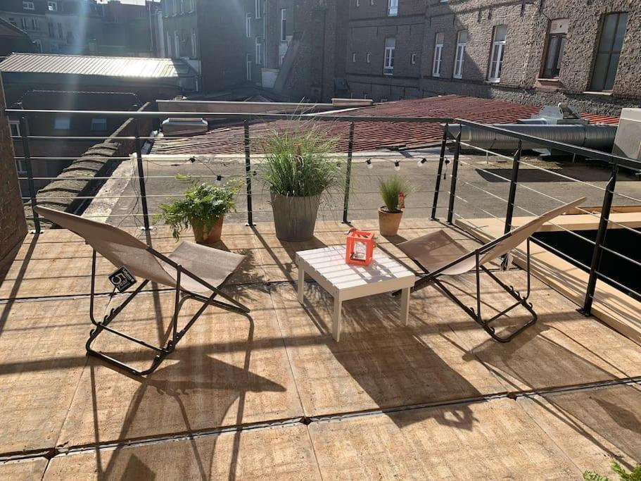 Appartement Centre Ville Avec Terrasse Lille Extérieur photo